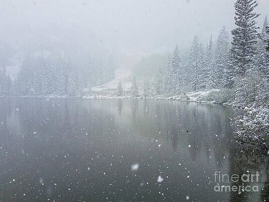 June snow at Silver Lake by Spencer Baugh June snow at Silver Lake by Spencer Baugh