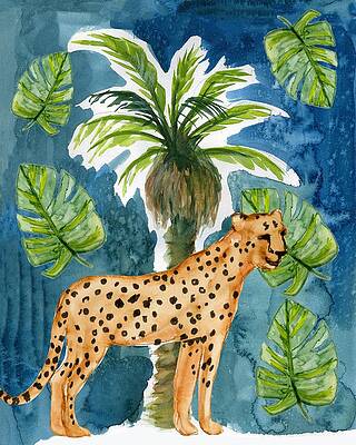  Painting - Jungle Cat by Blenda Studio