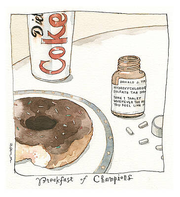 Wall Art - Painting - Just For The Taste Of It by Barry Blitt
