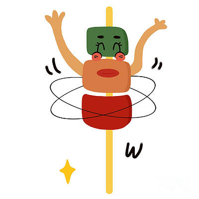 Kabob likes to play hula hoop by Min Fen Zhu Kabob likes to play hula hoop by Min Fen Zhu