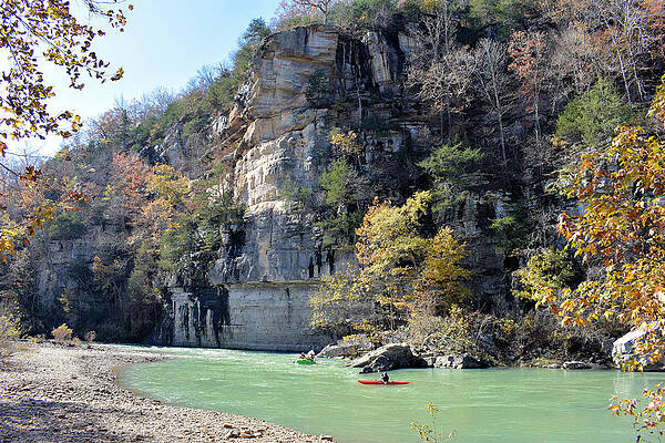 Kayaking in Buffalo River by Amanda Claire