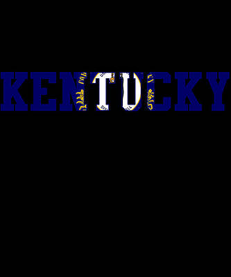 Wall Art - Digital Art - Kentucky Flag by Flippin Sweet Gear