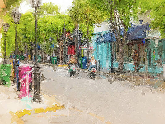 Scooter Girl Paintings Fine Art America