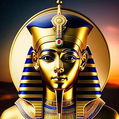 King Tutankhamun by Stephany Mika
