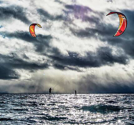 Kiteboarding Tahoe Storm by Martin Gollery Kiteboarding Tahoe Storm by Martin Gollery