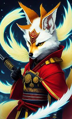 Adopt me KItsune fox pet #1 Digital Art by Artexotica - Fine Art America