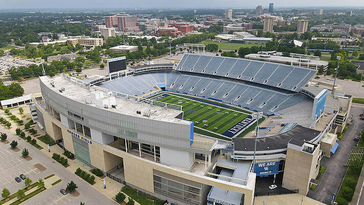 Wall Art - Photograph - Kroger Field at the University of Kentucky by Eldon McGraw