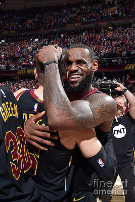 Wall Art - Photograph - Kyle Korver and Lebron James by David Liam Kyle