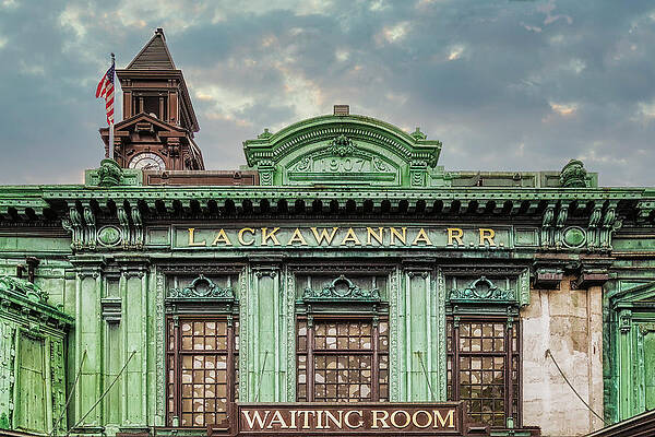 Wall Art - Photograph - Lackawanna RR Waiting Room by Susan Candelario
