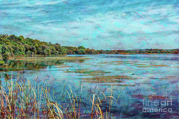 Wall Art - Photograph - Lake Joondalup Impression by Elaine Teague