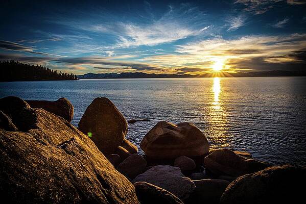 Lake Tahoe - Sunset by Jeff Chu