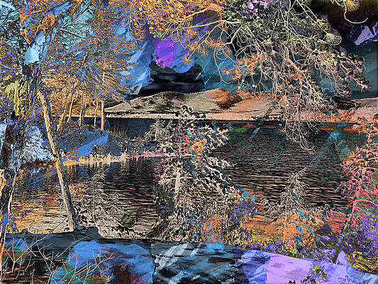 Lake Winter Mosaic by Russ Considine Lake Winter Mosaic by Russ Considine