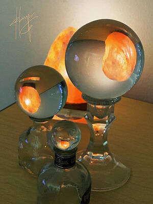 Lamp And Crystal Balls by DC Langer Lamp And Crystal Balls by DC Langer