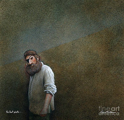 Wall Art - Painting - Last pirate, The by Will Bullas