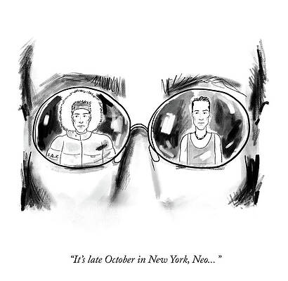 Late October In New York Print by Jason Adam Katzenstein