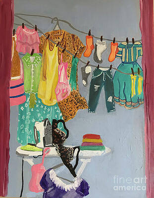 Laundry Day by Theresa Honeycheck Laundry Day by Theresa Honeycheck