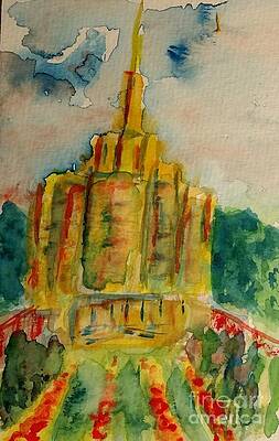 LDS Temple Ogden Utah by Walt Brodis LDS Temple Ogden Utah by Walt Brodis