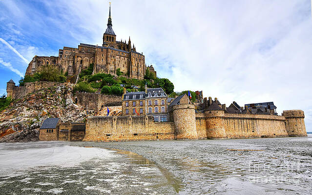 Le mont a maree basse by PatriZio M Busnel Le mont a maree basse by PatriZio M Busnel