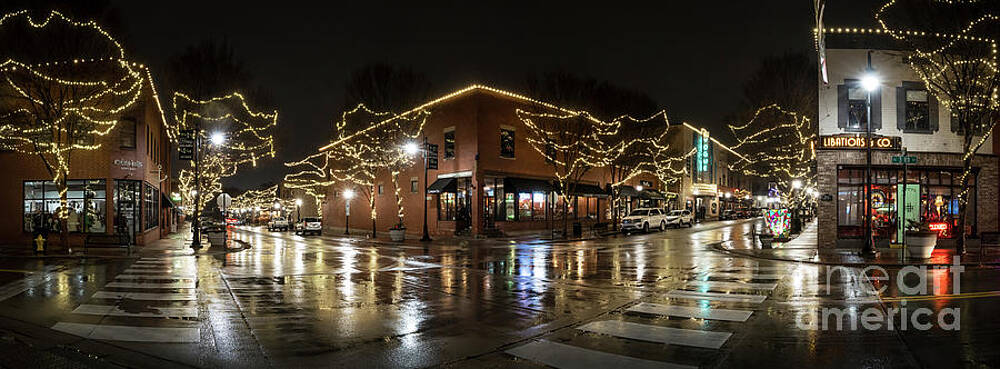 Wall Art - Photograph - Lee's Summit Holiday Lights by Dennis Hedberg