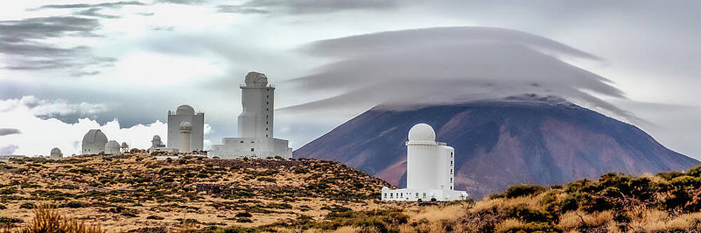 Lenticular clouds over Mt Teide with Observatory - Tenerife, Spain - 2009 Panoramic 2/10 by Robert Khoi Lenticular clouds over Mt Teide with Observatory - Tenerife, Spain - 2009 Panoramic 2/10 by Robert Khoi