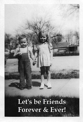 Let's be Friends Greeting card by Reynold Jay Let's be Friends Greeting card by Reynold Jay