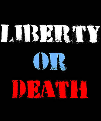 Wall Art - Digital Art - Liberty or Death by Flippin Sweet Gear