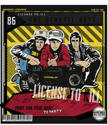 Wall Art - Digital Art - License to Ill Issue No. 1986 by Christina Rick