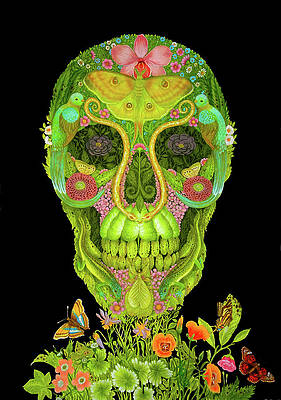 Wall Art - Painting - Life within Death by Tino Rodriguez