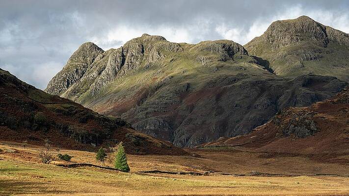 Wall Art - Photograph - Light And Shade, The Langdales, Lake District, England, UK by Sarah Howard