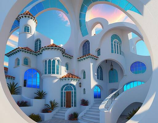 Wall Art - Digital Art - Light And Shadows by Eris And AI