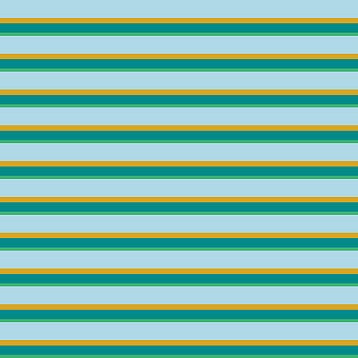 [ Thumbnail: Light Blue, Goldenrod, Dark Cyan, and Sea Green Colored Lines Pattern Duvet Cover ]