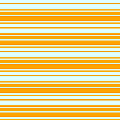 [ Thumbnail: Light Cyan and Orange Colored Lined Pattern Wood Print ]
