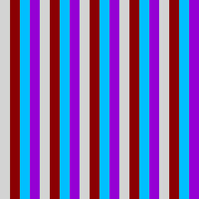 [ Thumbnail: Light Gray, Dark Red, Deep Sky Blue, and Dark Violet Colored Lined Pattern Duvet Cover ]