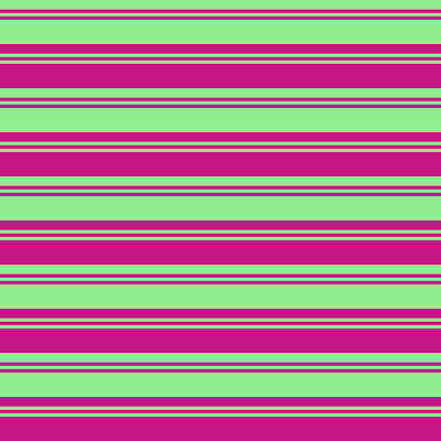 [ Thumbnail: Light Green and Violet Colored Lined/Striped Pattern Shower Curtain ]
