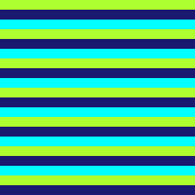 [ Thumbnail: Light Green, Midnight Blue, and Cyan Colored Stripes/Lines Pattern Shower Curtain ]