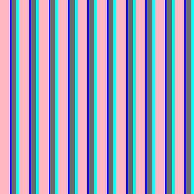 [ Thumbnail: Light Pink, Blue, Dim Gray, and Aqua Colored Lines Pattern Duvet Cover ]