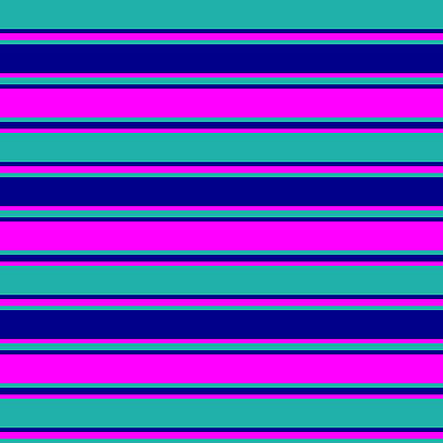 [ Thumbnail: Light Sea Green, Dark Blue, and Fuchsia Colored Stripes/Lines Pattern Acrylic Print ]