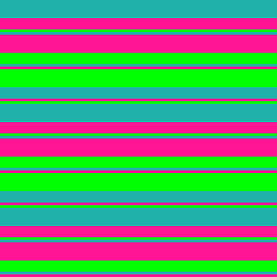[ Thumbnail: Light Sea Green, Deep Pink, and Lime Colored Lines/Stripes Pattern Tote Bag ]