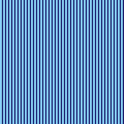 [ Thumbnail: Light Sky Blue and Midnight Blue Colored Striped Pattern Acrylic Print ]