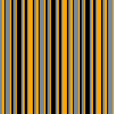 [ Thumbnail: Light Slate Gray, Orange, and Black Colored Stripes Pattern Tote Bag ]