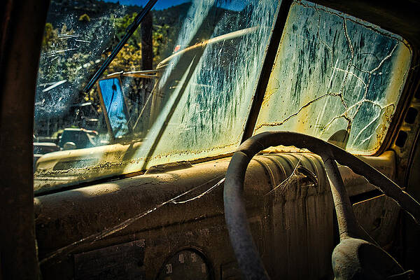 Wall Art - Photograph - Light Through a Cracked Windshield #2 by Stuart Litoff