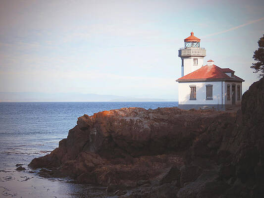 Lighthouse at Lime Kiln State Park by Marie Jamieson Lighthouse at Lime Kiln State Park by Marie Jamieson