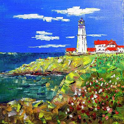Lighthouse. Portland Head by Natalia Shchipakina Lighthouse. Portland Head by Natalia Shchipakina