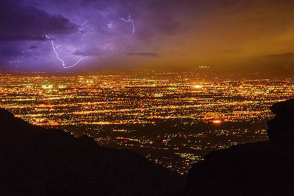 Lightning Over Tucson 25116 by Mark Myhaver Lightning Over Tucson 25116 by Mark Myhaver