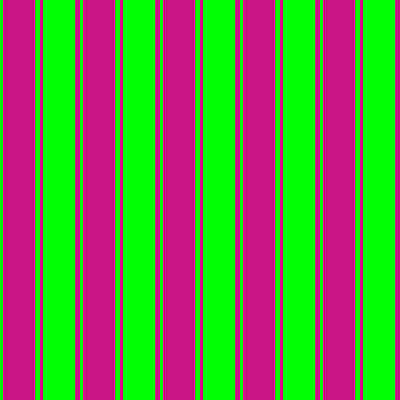 [ Thumbnail: Lime and Violet Colored Stripes Pattern Acrylic Print ]