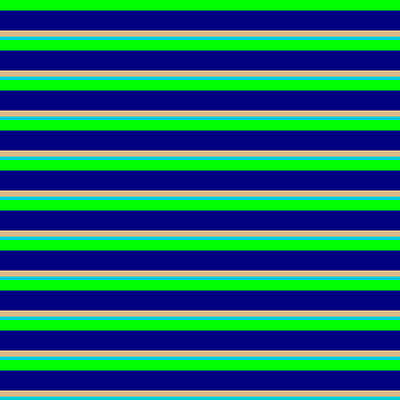 [ Thumbnail: Lime, Blue, Beige, and Dark Turquoise Colored Striped/Lined Pattern Duvet Cover ]