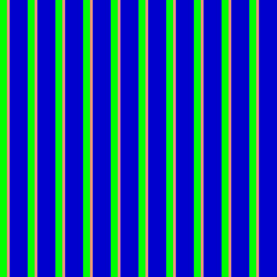 [ Thumbnail: Lime, Dark Salmon, and Blue Colored Lines Pattern Wood Print ]