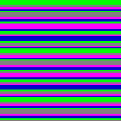 [ Thumbnail: Lime, Gray, Fuchsia, and Blue Colored Striped/Lined Pattern Acrylic Print ]