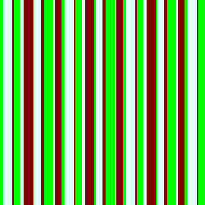 [ Thumbnail: Lime, Light Cyan, and Maroon Colored Stripes Pattern Acrylic Print ]