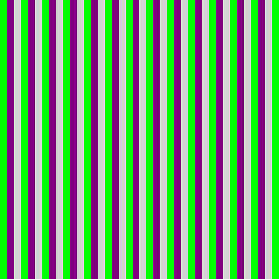 [ Thumbnail: Lime, Purple, and Light Grey Colored Pattern of Stripes Acrylic Print ]